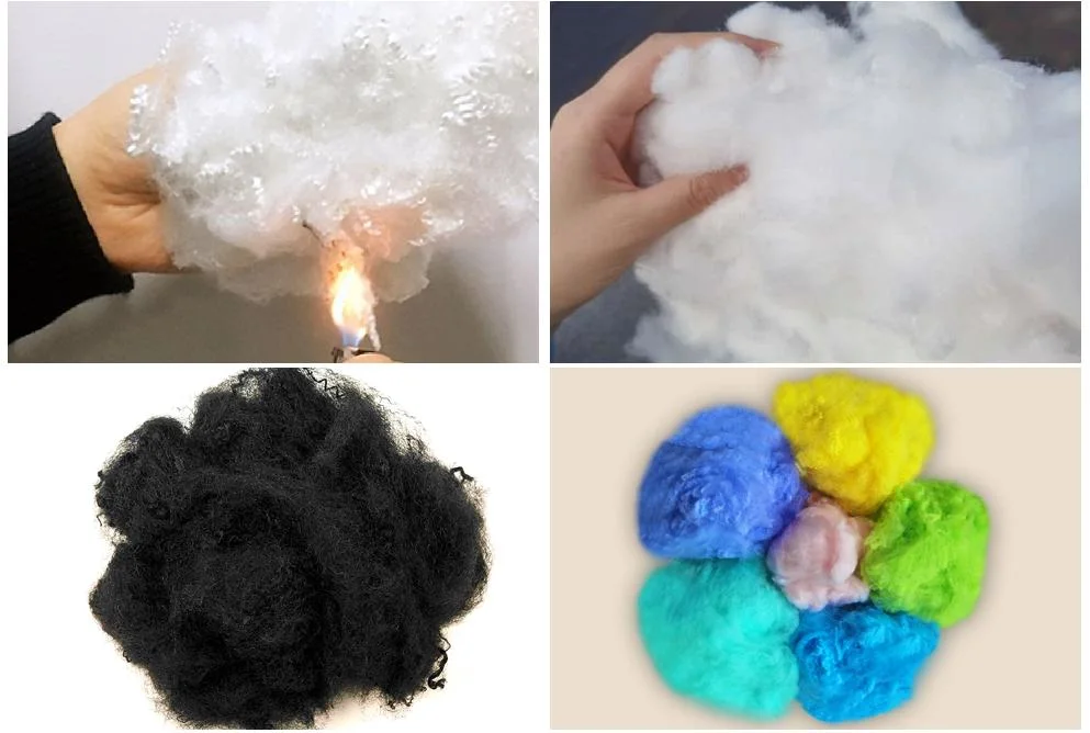 Solid Chemical Synthetic Recycled Flame-Proof Polyester Staple Fiber for Automotive Interior Trim