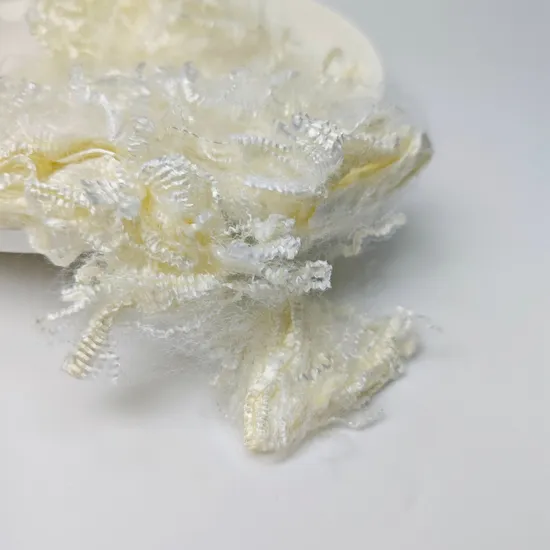 High Quality 1.2D Super White Philic PE/Pet Es Bico Fiber for Filter
