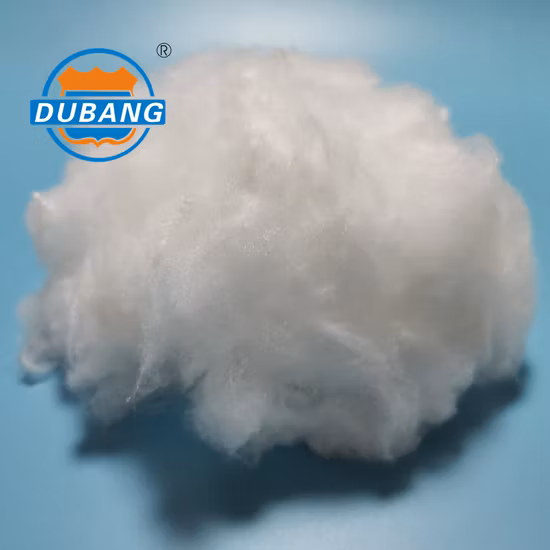 White Bico PE/Pet Es Staple Biodegradable Fiber for Baby Diaper