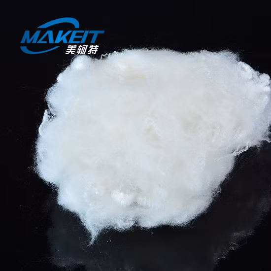 15D 100% Pet Materials White Polyester Staple Fiber Made in China