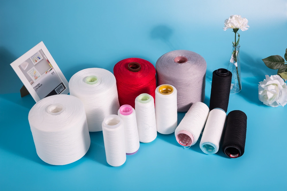 202/302/402/502/602/802 Polyester Yarn 100 Spun Polyester Yarn Polyester Spun Yarn for Sewing Thread High Quality with Competitive Price Hubei Factory China